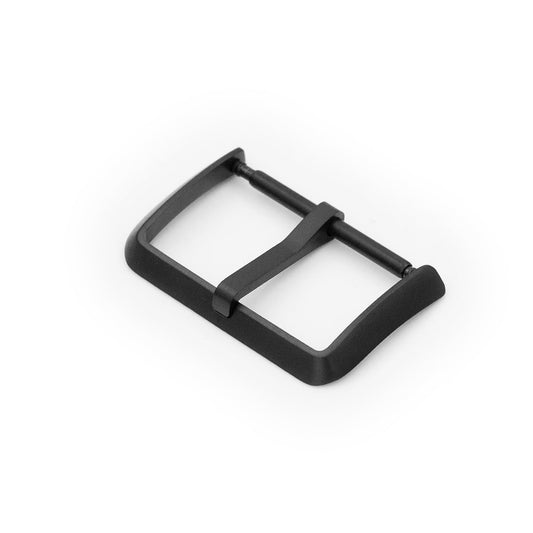 PVD Black Classic Pin Buckle #65, 16, 18, 20, 21, 22 or 23 mm