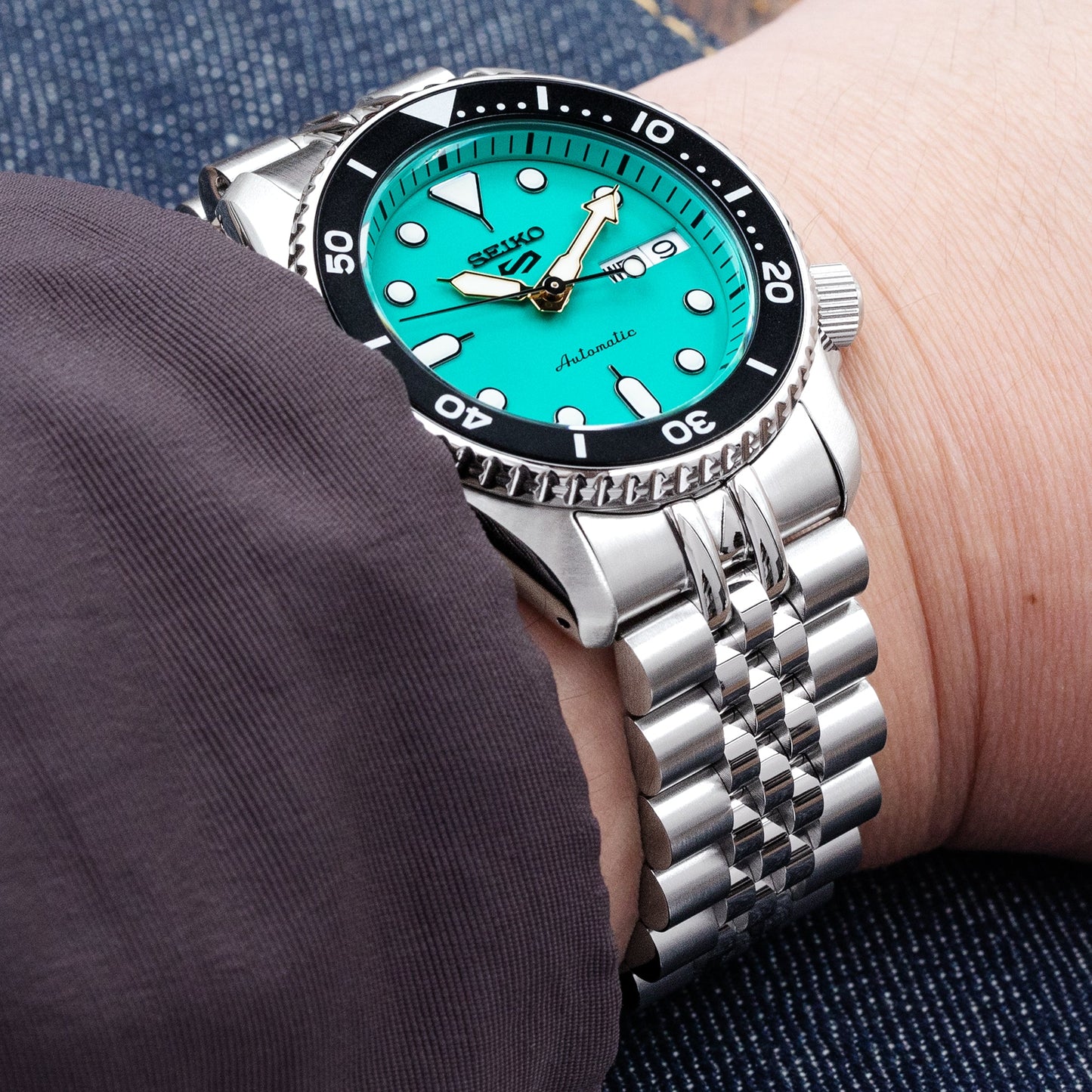 Seiko 5 Sports 38mm SRPK33 Teal Green