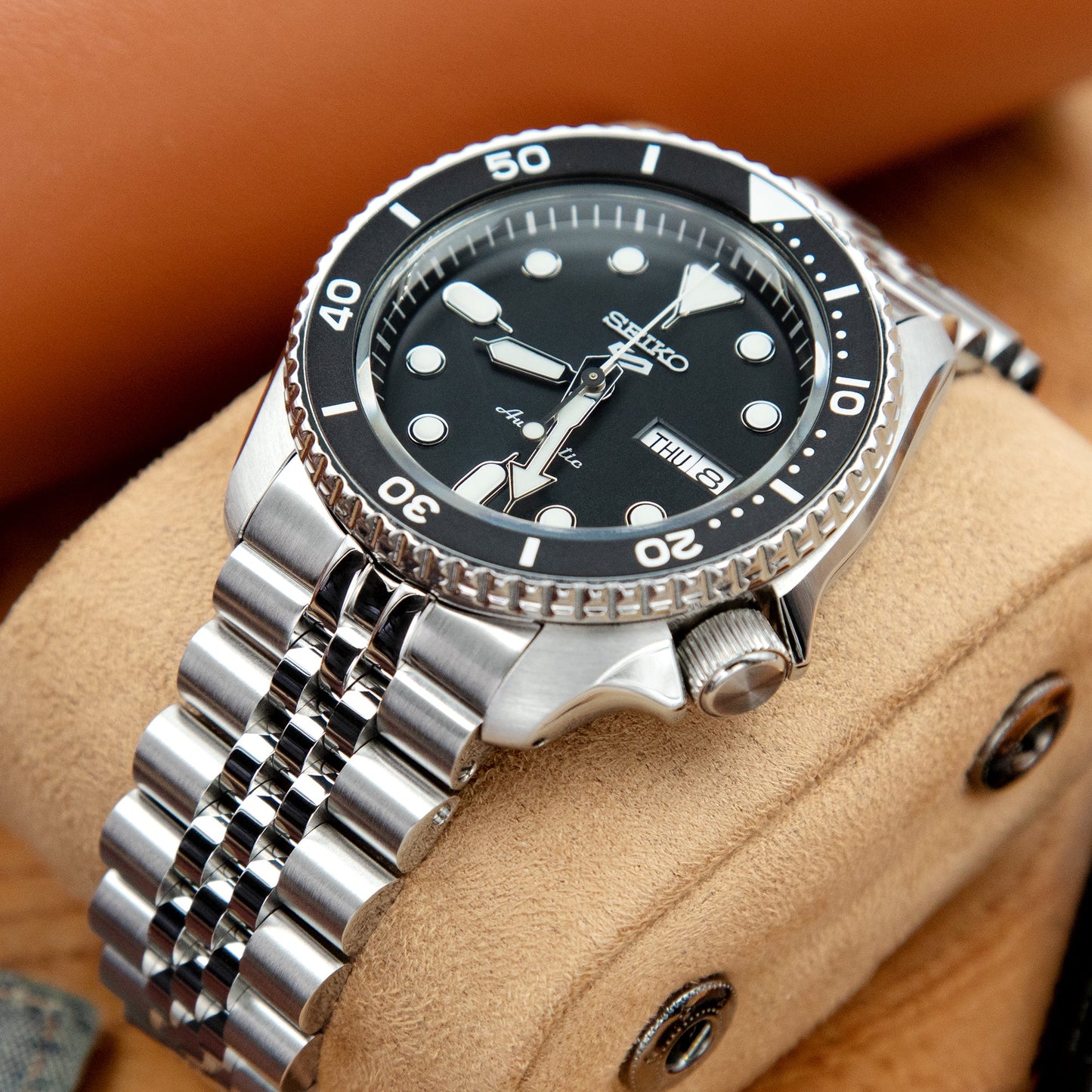 Seiko 5 Sports SRPD55K1/ SBSA005 Black Sports Style new Cal. 4R36