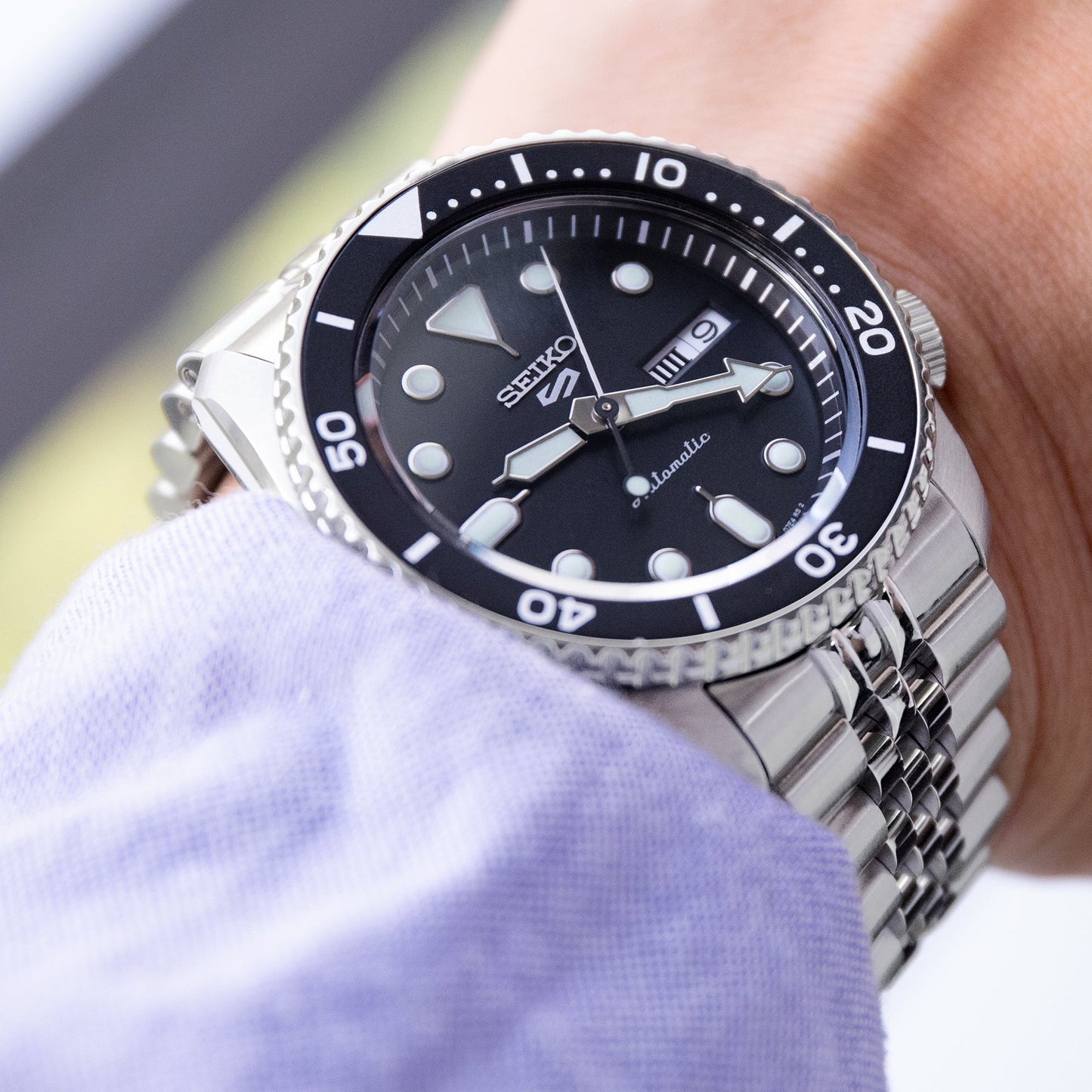 Seiko 5 Sports SRPD55K1/ SBSA005 Black Sports Style new Cal. 4R36