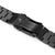 24mm Hexad (Pull-Twist) QR Watch Band Straight End Quick Release, 316L Stainless Steel Diamond-like Carbon (DLC coating) V-Clasp