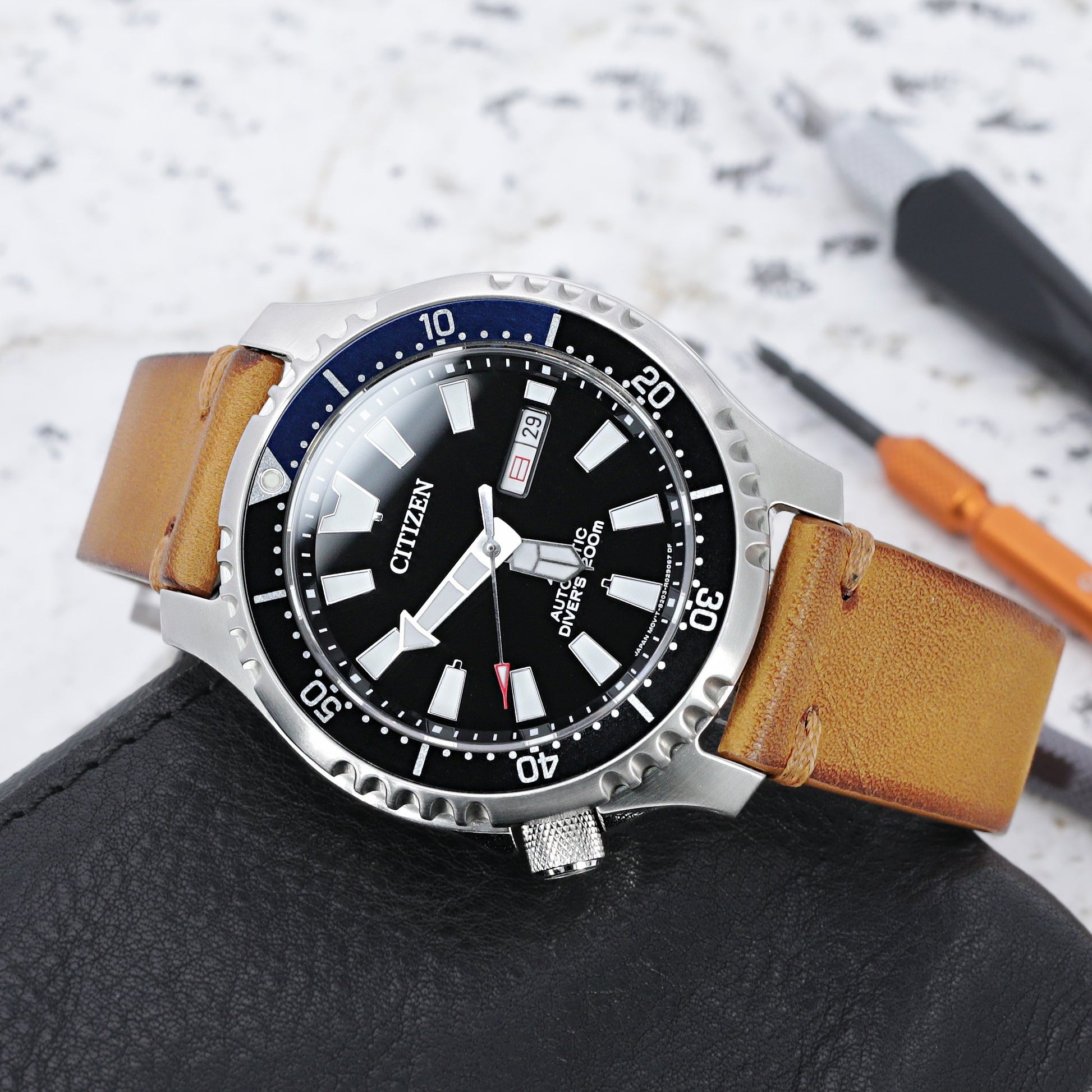 Citizen Promaster Fugu Asia Limited Diver's NY0111-11E; Seiko Prospex Baby Alpinist Blue SPB157 38mm