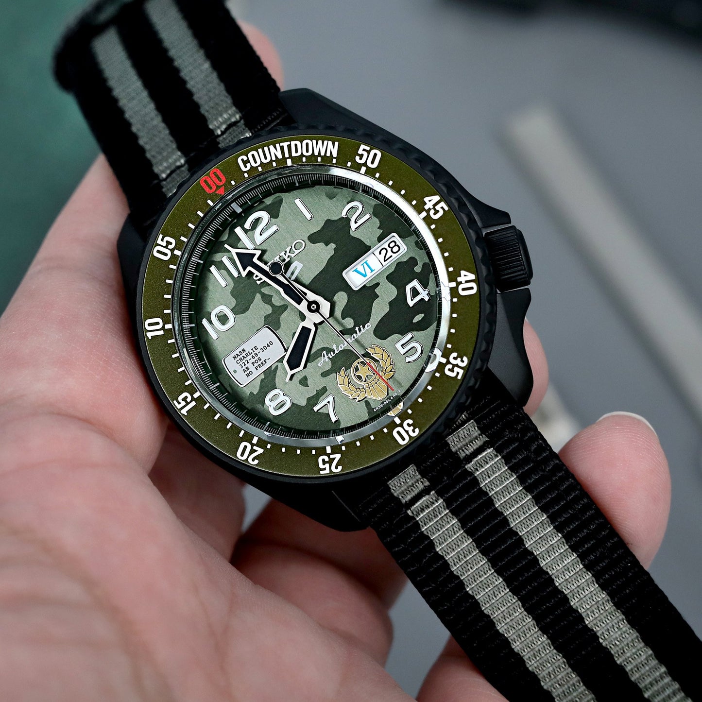 Seiko 5 Sports Street Fighter V Limited Edition SRPF21 'Guile'