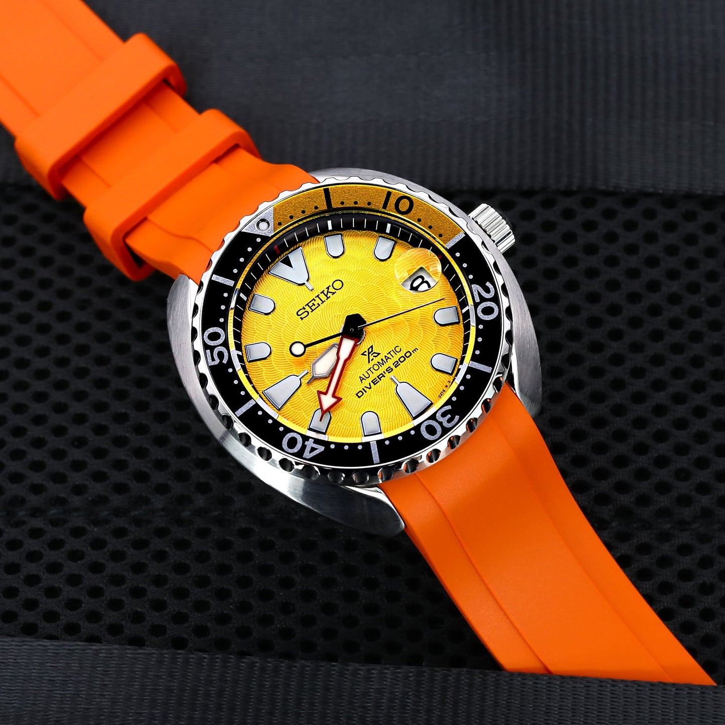 Seiko Zimbe Mini Turtles Yellow Dial SRPD19 Limited Edition