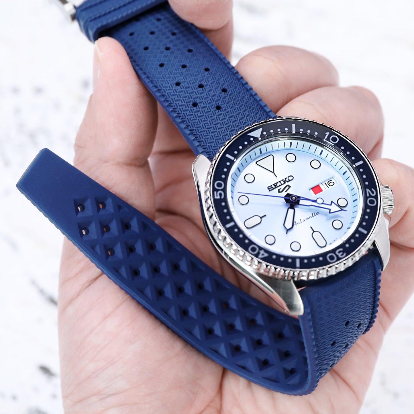 Seiko 5 Sports SRPE77 Automatic Light Blue Dial