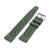 Quick Release Military Green Tropical-Style Pro FKM rubber watch strap, 20mm or 22mm