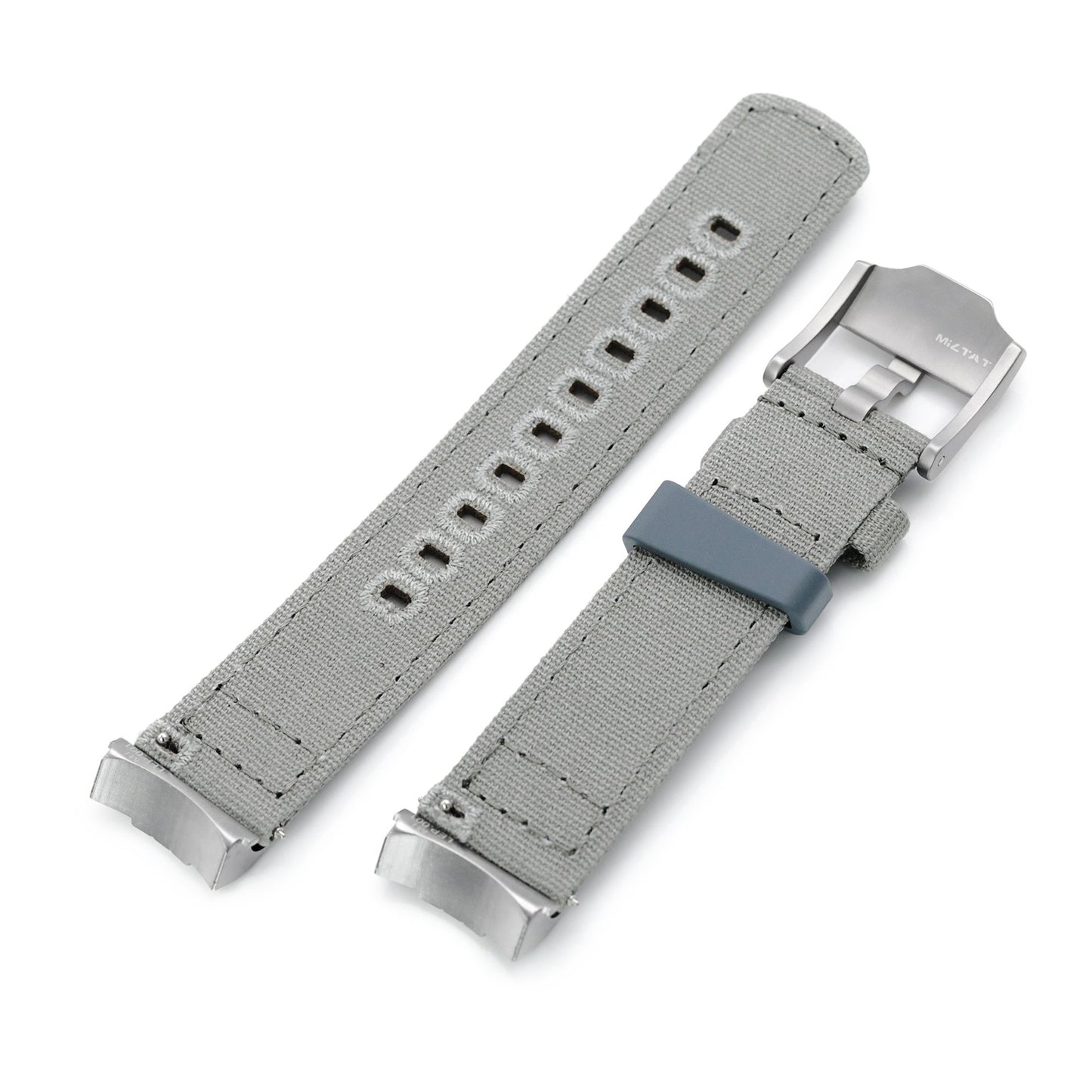 Khaki Green Quick Release Add-on End Piece Canvas + Watch Strap for Seiko Sumo SPB103
