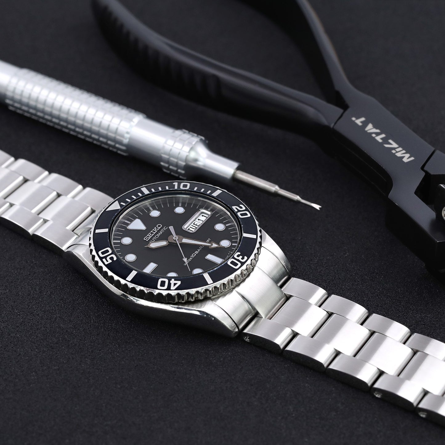 20mm Super-O Boyer compatible with Seiko SKX023, B
