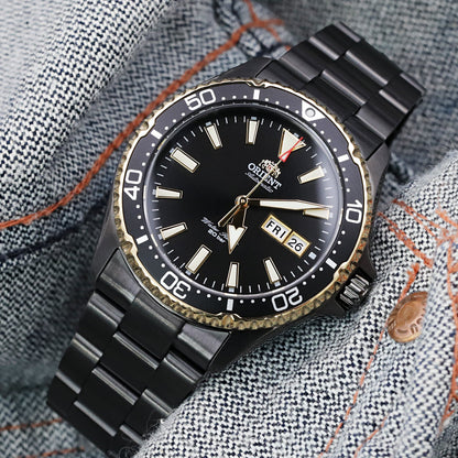Orient Kamasu Black PVD Diver Watch RA-AA0005B19A