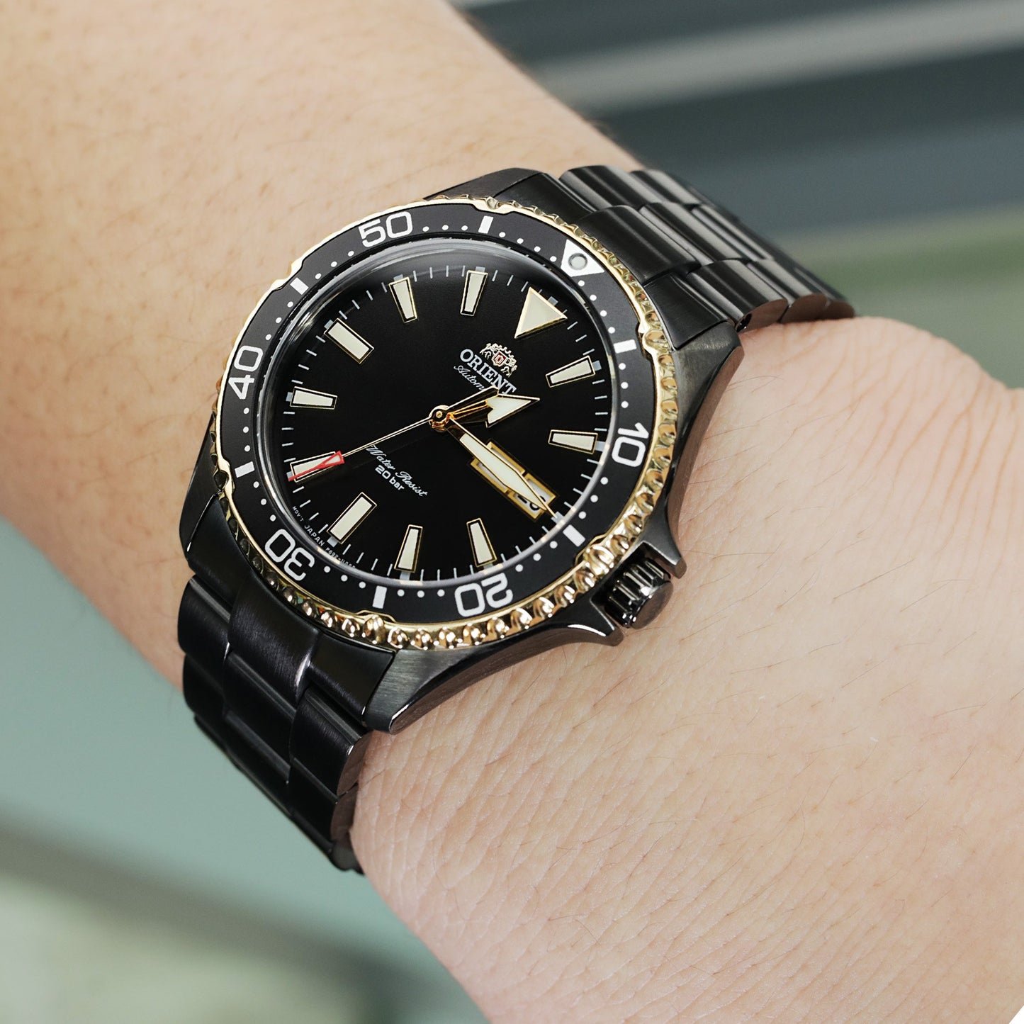 Orient Kamasu Black PVD Diver Watch RA-AA0005B19A