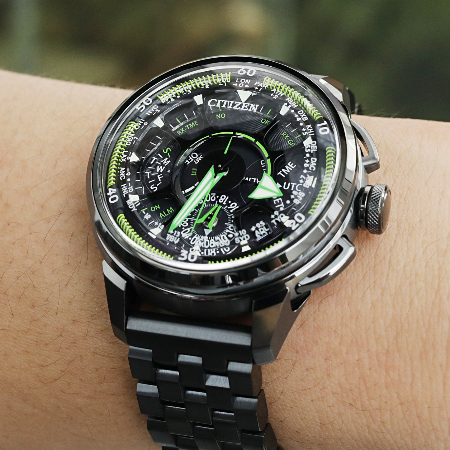 Citizen Eco-Drive Satellite Wave GPS satellite-synchronized movement F990