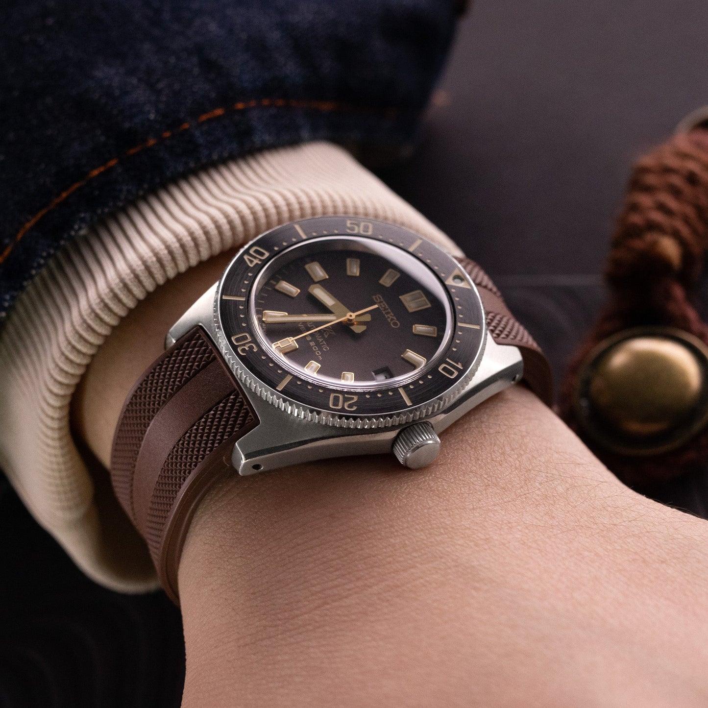 Seiko SPB147 Prospex Diver 62MAS Reissue Black Dial
