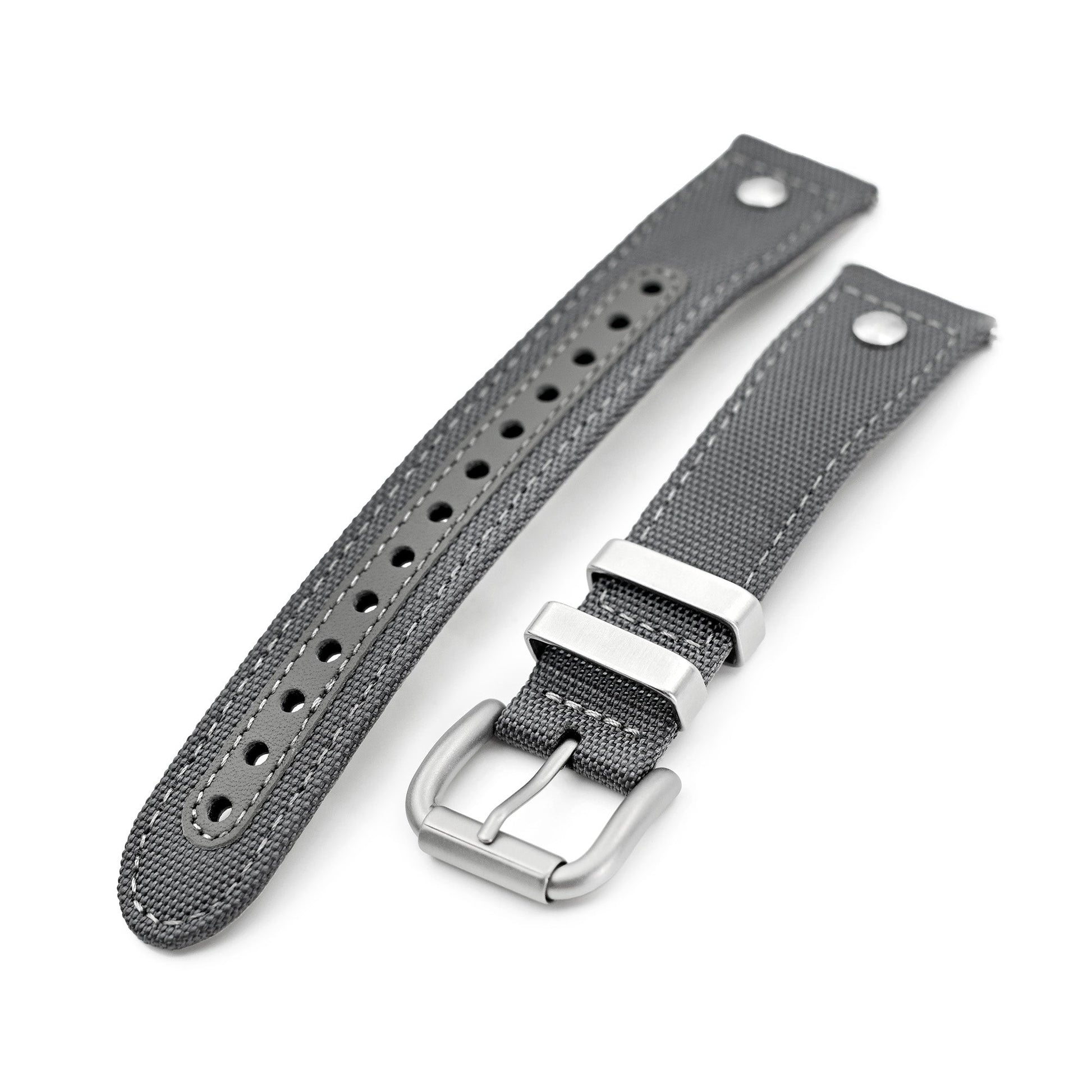 The AAF Parkerized Grey Strap by HAVESTON Straps | 20mm