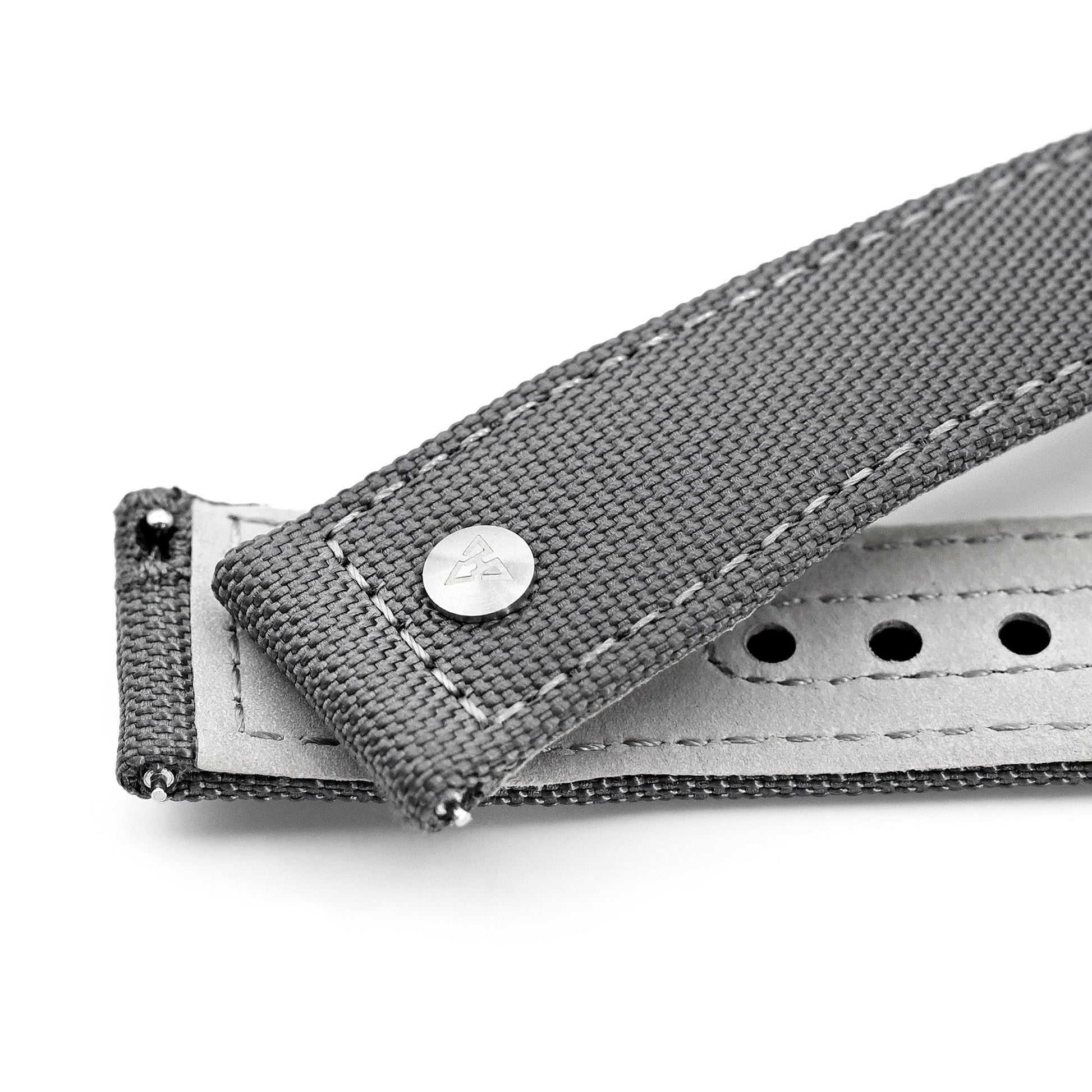 The AAF Parkerized Grey Strap by HAVESTON Straps | 20mm