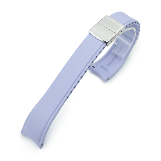 Crafter Blue - CX03 Lavender Quick Release Flexi-Curved FKM Rubber Watch Strap
