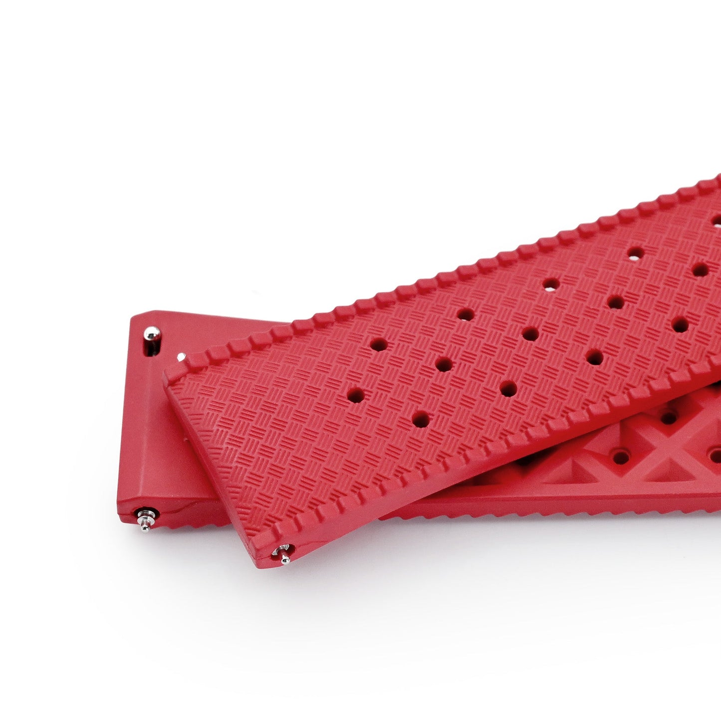 Quick Release Red Tropical-Style Pro FKM rubber watch strap, 20mm