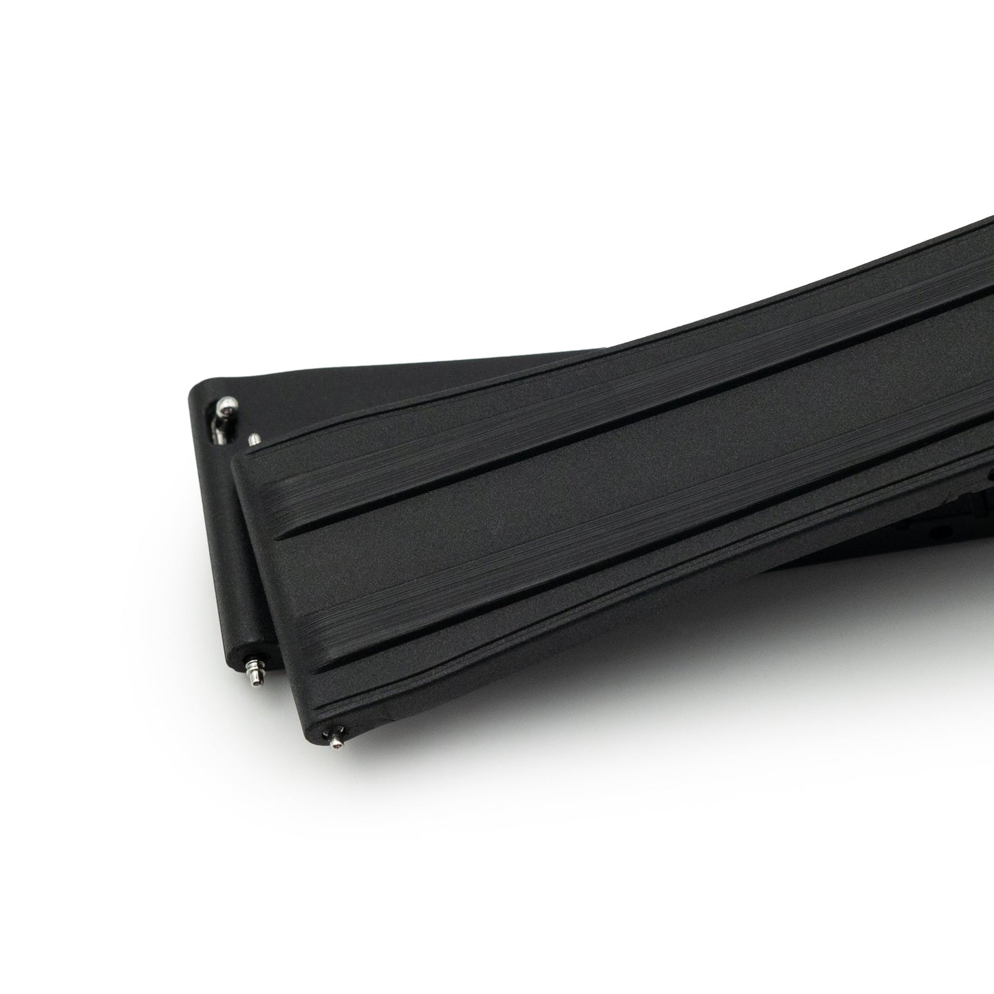 20mm Quick Release FKM28 Black FKM Rubber watch strap 