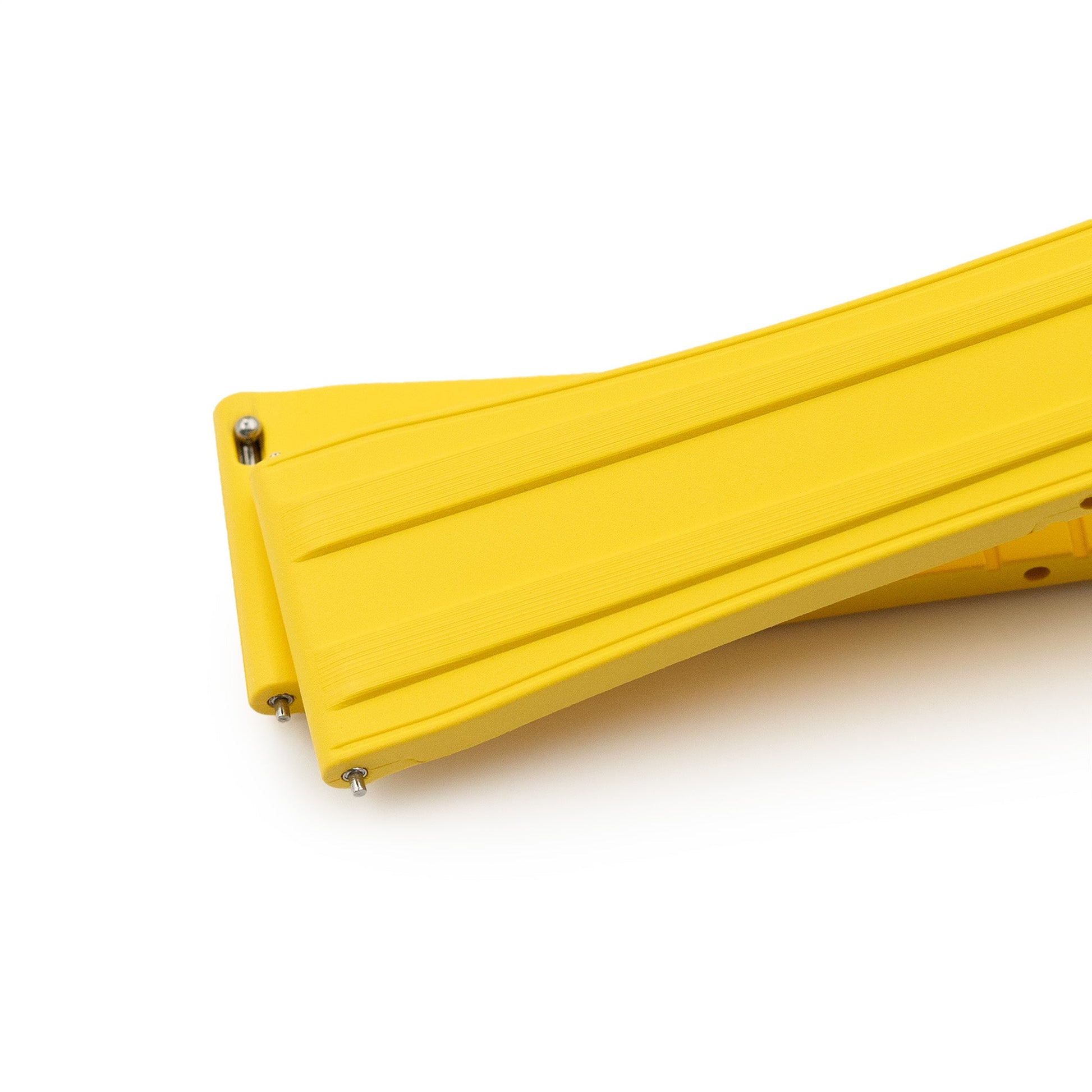 20mm Quick Release FKM28 Yellow FKM Rubber watch strap 