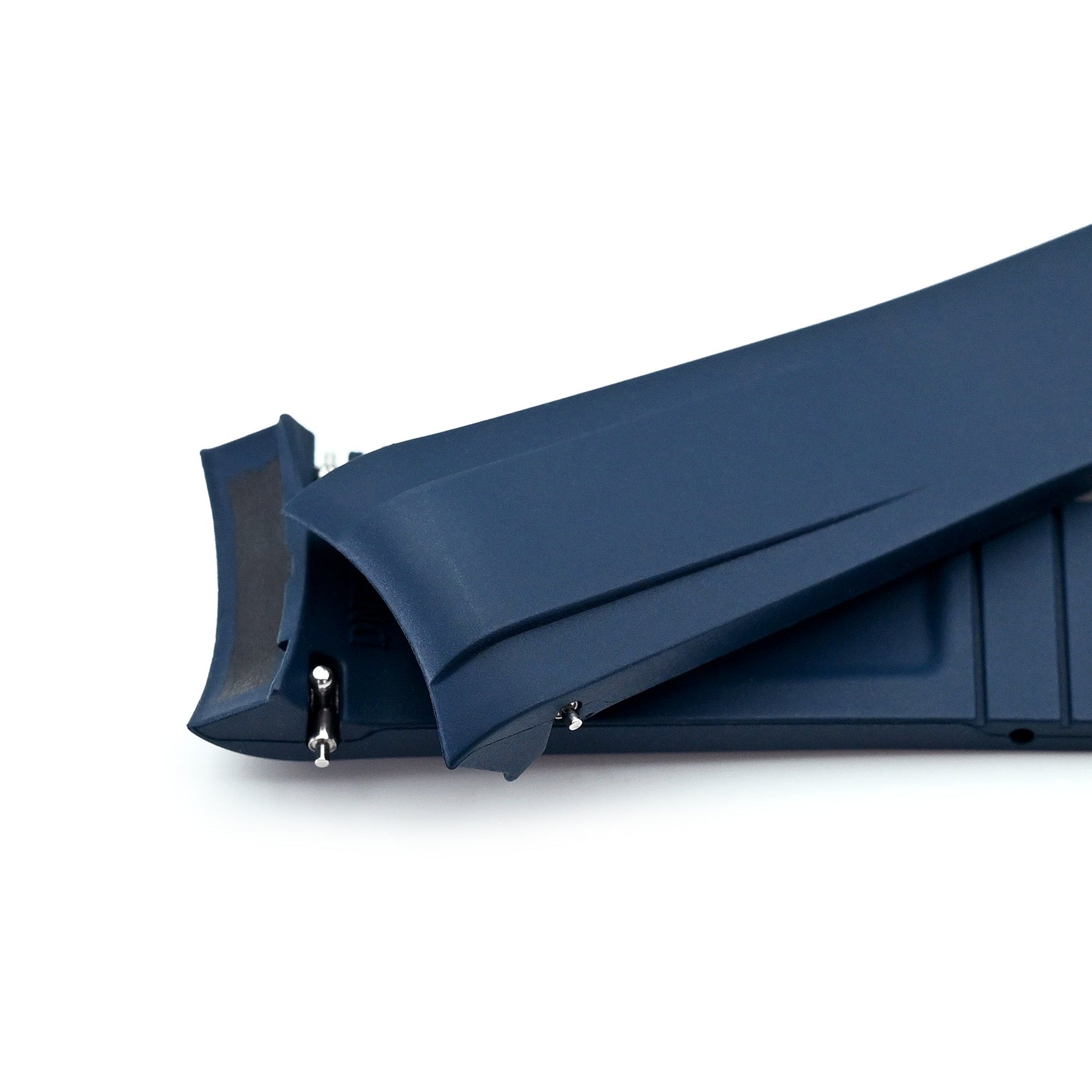 20mm FKM31 Navy Blue Rubber Quick Release Watch Band for TUD BB58