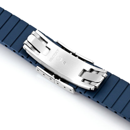 20mm FKM31 Navy Blue Rubber Quick Release Watch Band for TUD BB58