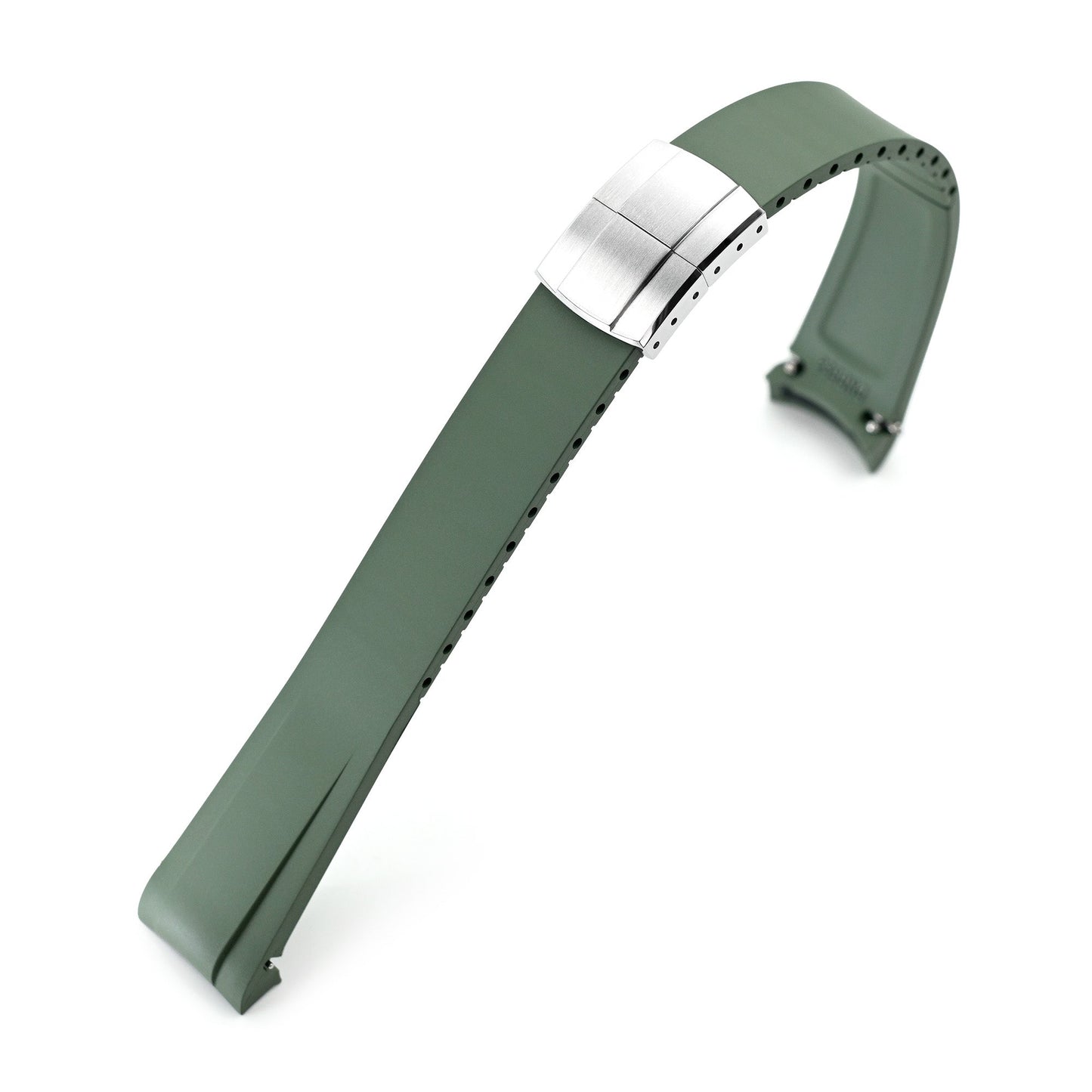 20mm FKM31 Military Green Rubber Quick Release Watch Band for TUD BB58