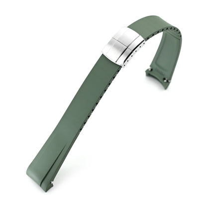 20mm FKM31 Military Green Rubber Quick Release Watch Band for TUD BB58