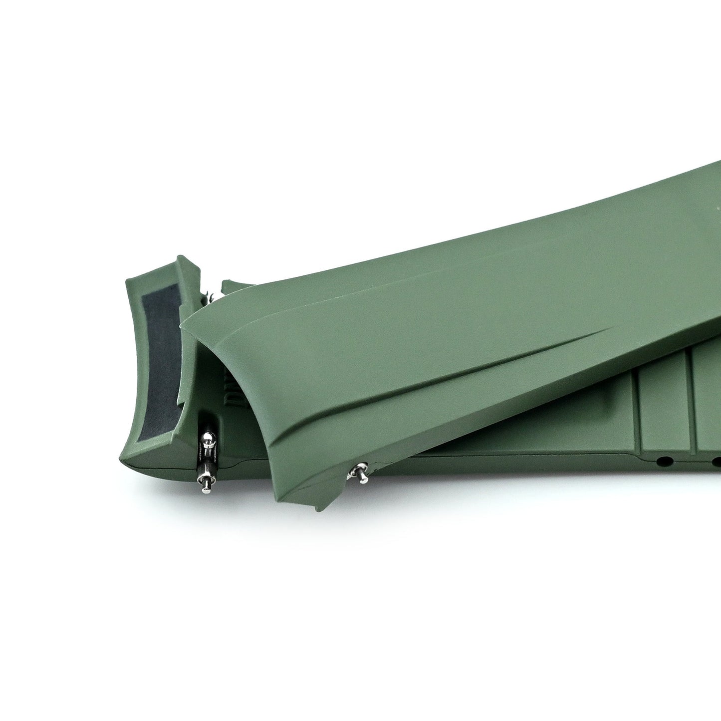 20mm FKM31 Military Green Rubber Quick Release Watch Band for TUD BB58