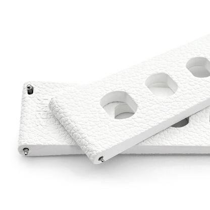 20mm or 22mm FKM36 Off White Large Holes Rally FKM Quick Release Rubber watch band