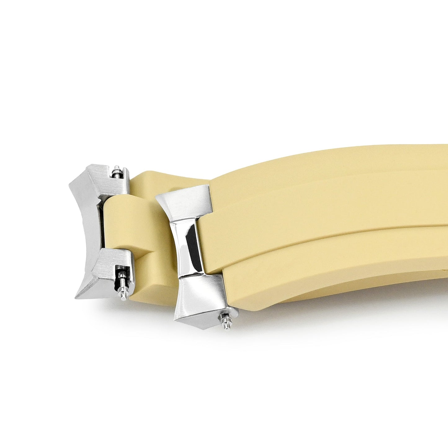 20mm Crafter Blue - MX03-733 Khaki FKM Rubber Strap With End Links compatible with Hamilton Khaki Field 38mm