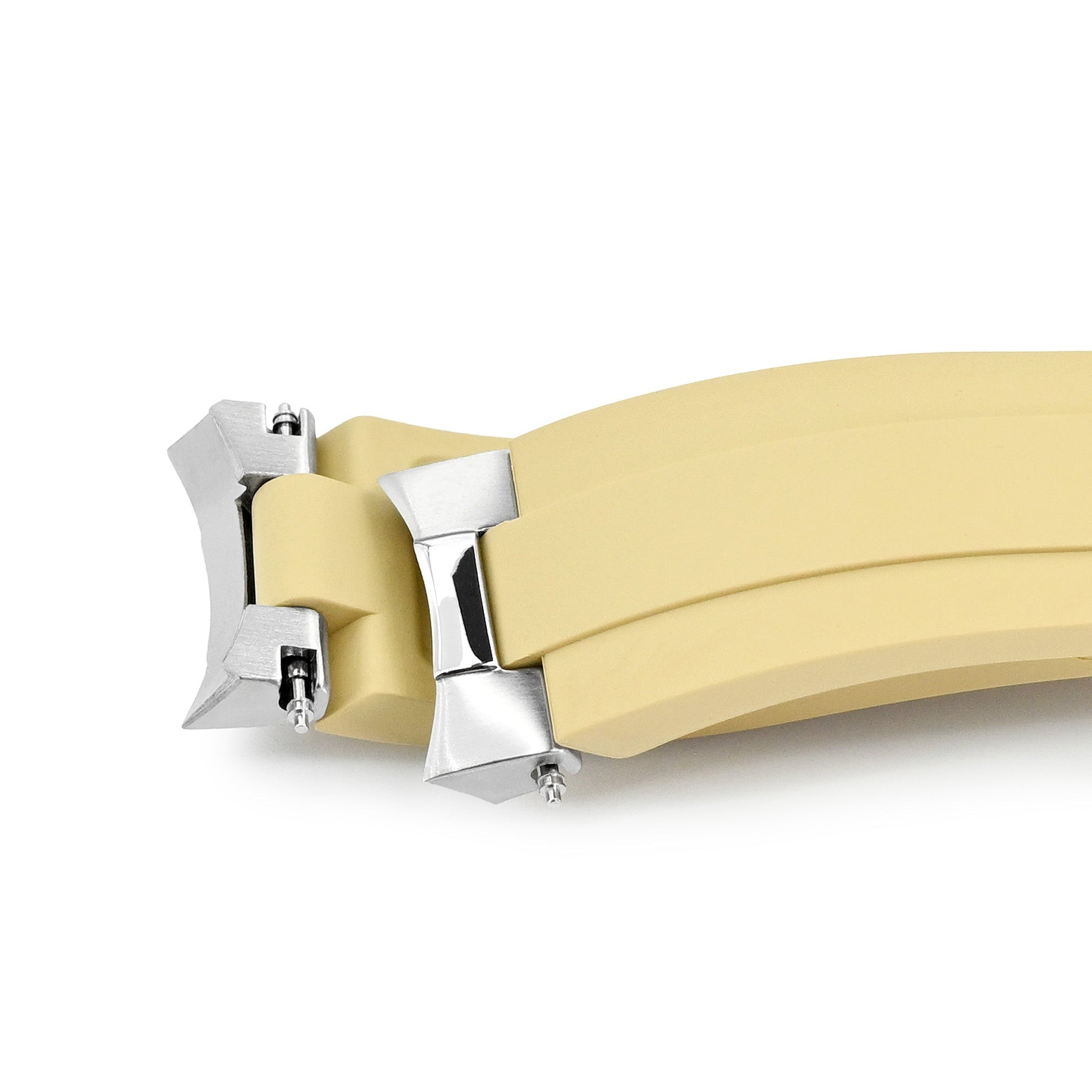 20mm Crafter Blue - MX03-733 Khaki FKM Rubber Strap With End Links compatible with Hamilton Khaki Field 38mm
