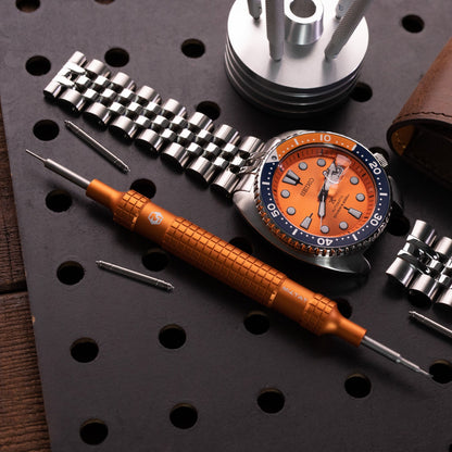 Japan made Elegant Spring Bar Watch Band Tool for changing watch straps, Orange