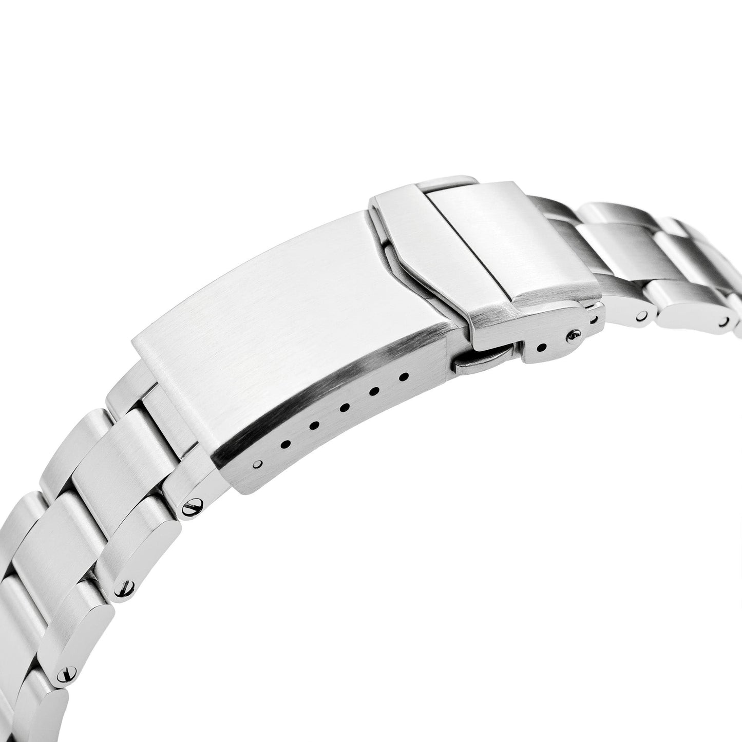 Super-O Boyer for Seiko Prospex Speedtimer V-Clasp, Brushed