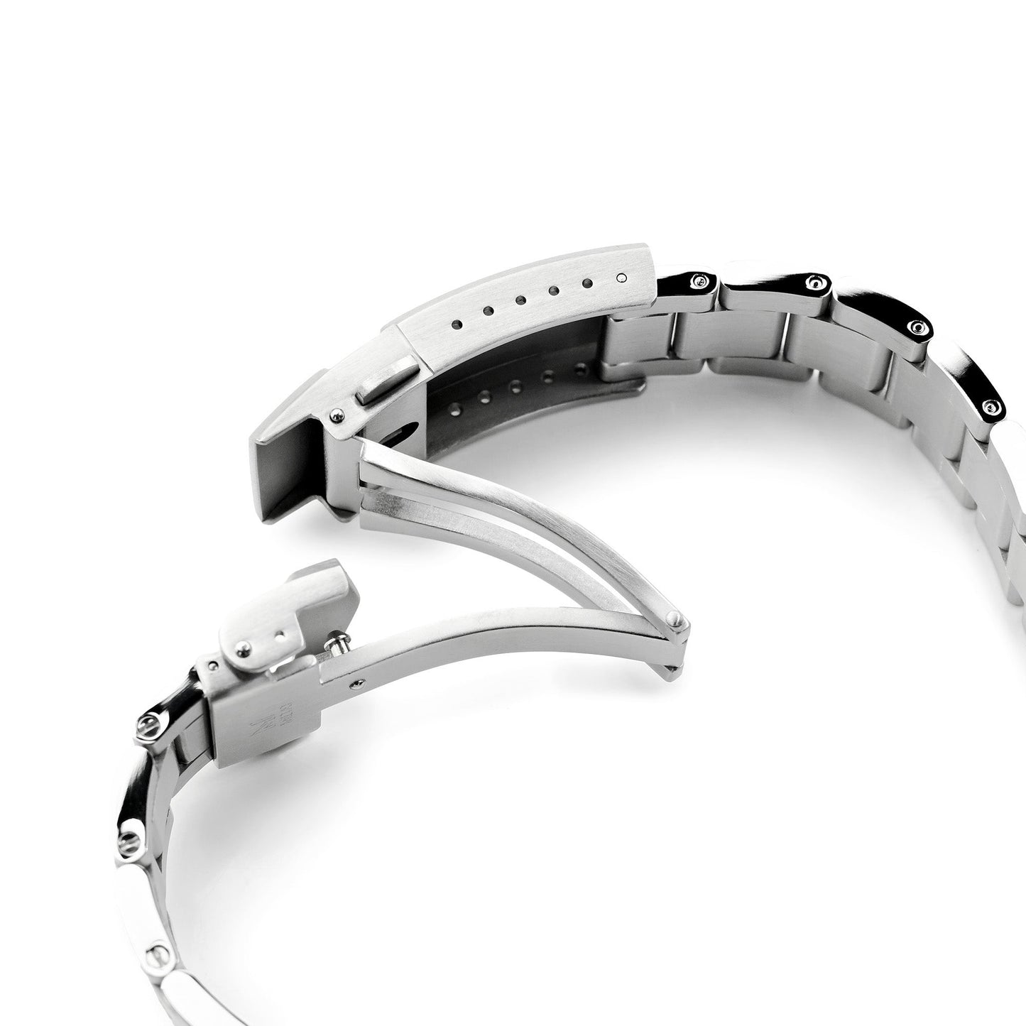 Super-O Boyer for Seiko Prospex Speedtimer V-Clasp, Brushed