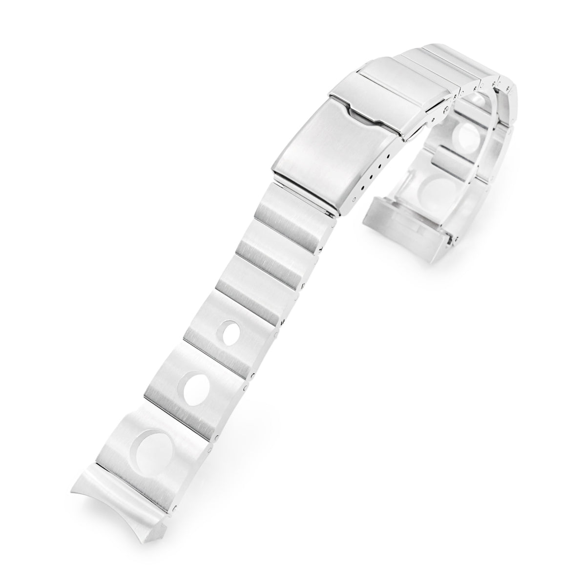 Rollball II for Seiko 5 Sports 40mm Baton Clasp, Brushed