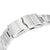 20mm Super Boyer Watch Band for Seiko SPB185, 316L Stainless Steel Brushed Baton Diver Clasp