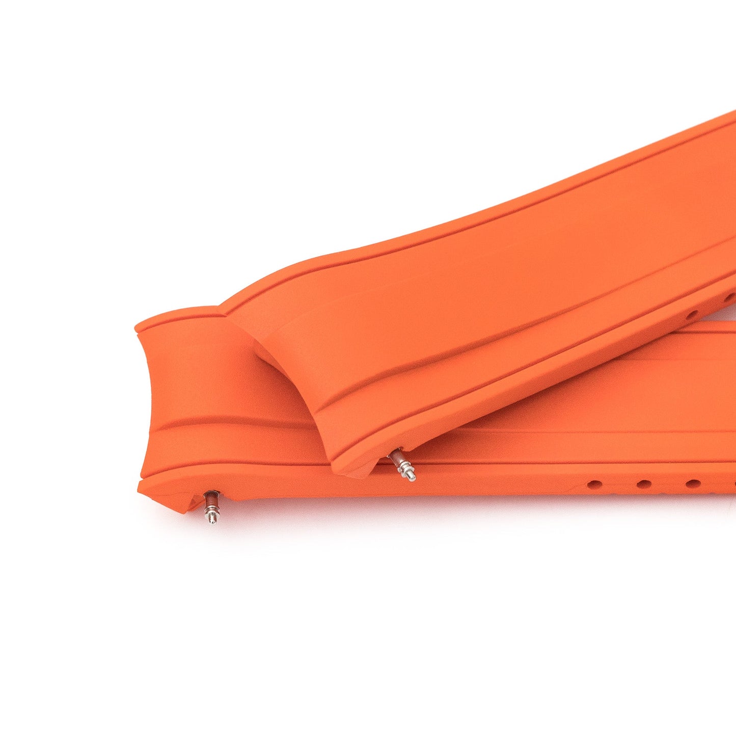 StrapXPro - SX1A Rubber Strap for New Seiko 5 Sport 5KX/GMT, Orange