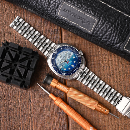 Angus-J Louis compatible with Seiko Turtle SRP777, V-Clasp