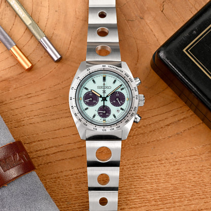 Rollball II for Seiko Prospex Speedtimer V-Clasp, Brushed