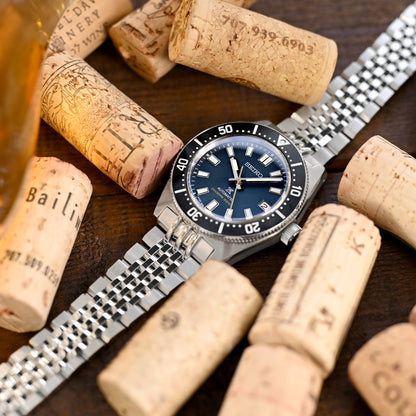 Asteroid for Seiko 63Mas 40.5mm V-Clasp, Brushed with Polished Center