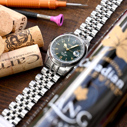 Angus-J Louis for Seiko Alpinist SARB017, V-Clasp