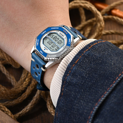 MiLTAT Italian Handmade Racer Vintage Blue, Yellow St.