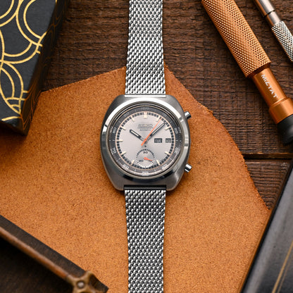 Classic Tapered Quick Release Mesh Band, Brushed