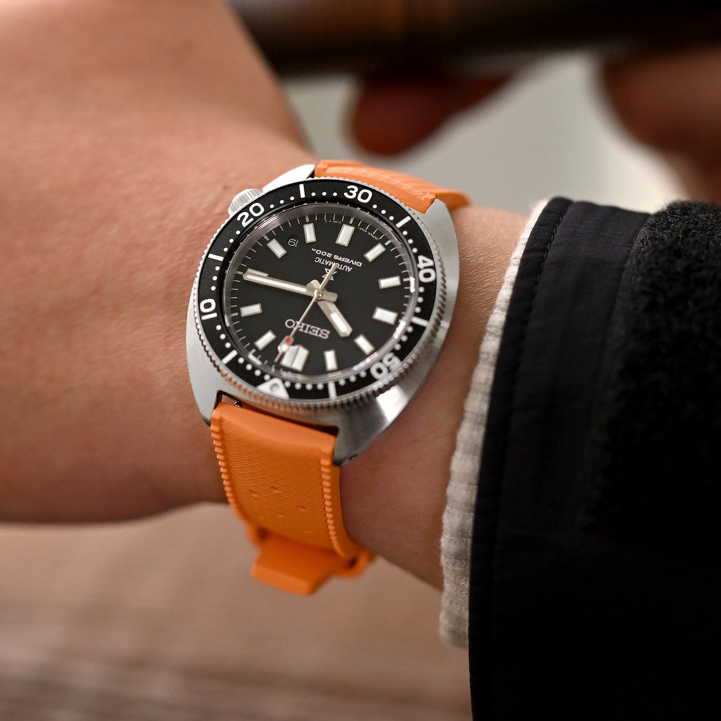 Orange Tropic Pro FKM Quick Release rubber strap