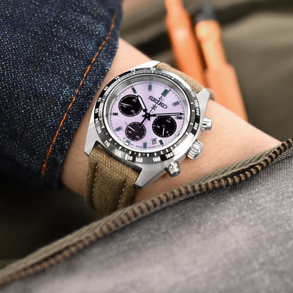 Khaki Aviator Canvas Quick Release Watch Band