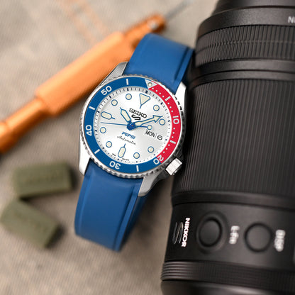 CX03 Royal Blue Quick Release Flexi-Curved FKM Watch Strap