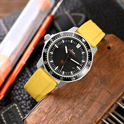 FKM27 Yellow FKM Rubber Watch Strap