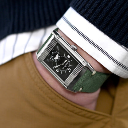 MiLTAT Green Suede Quick Release One-piece , V-Clasp