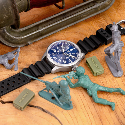 Straight End Black Diver FKM Rubber Quick Release