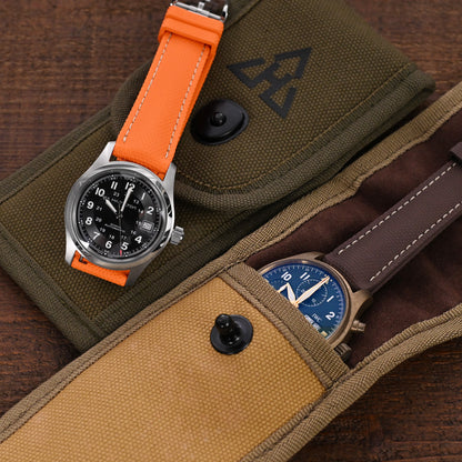 The M-1937 Khaki Watch Stowage Pouch WSP by HAVESTON Straps