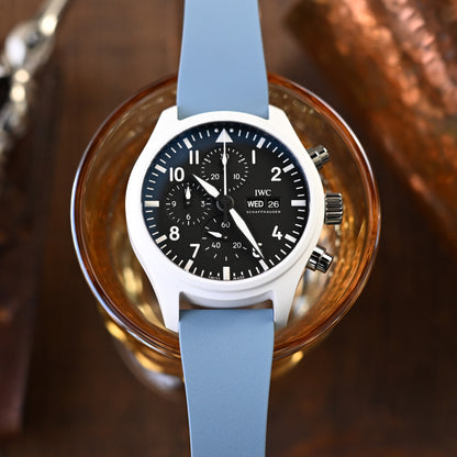 FKM26 Slate Blue FKM Rubber Watch Strap